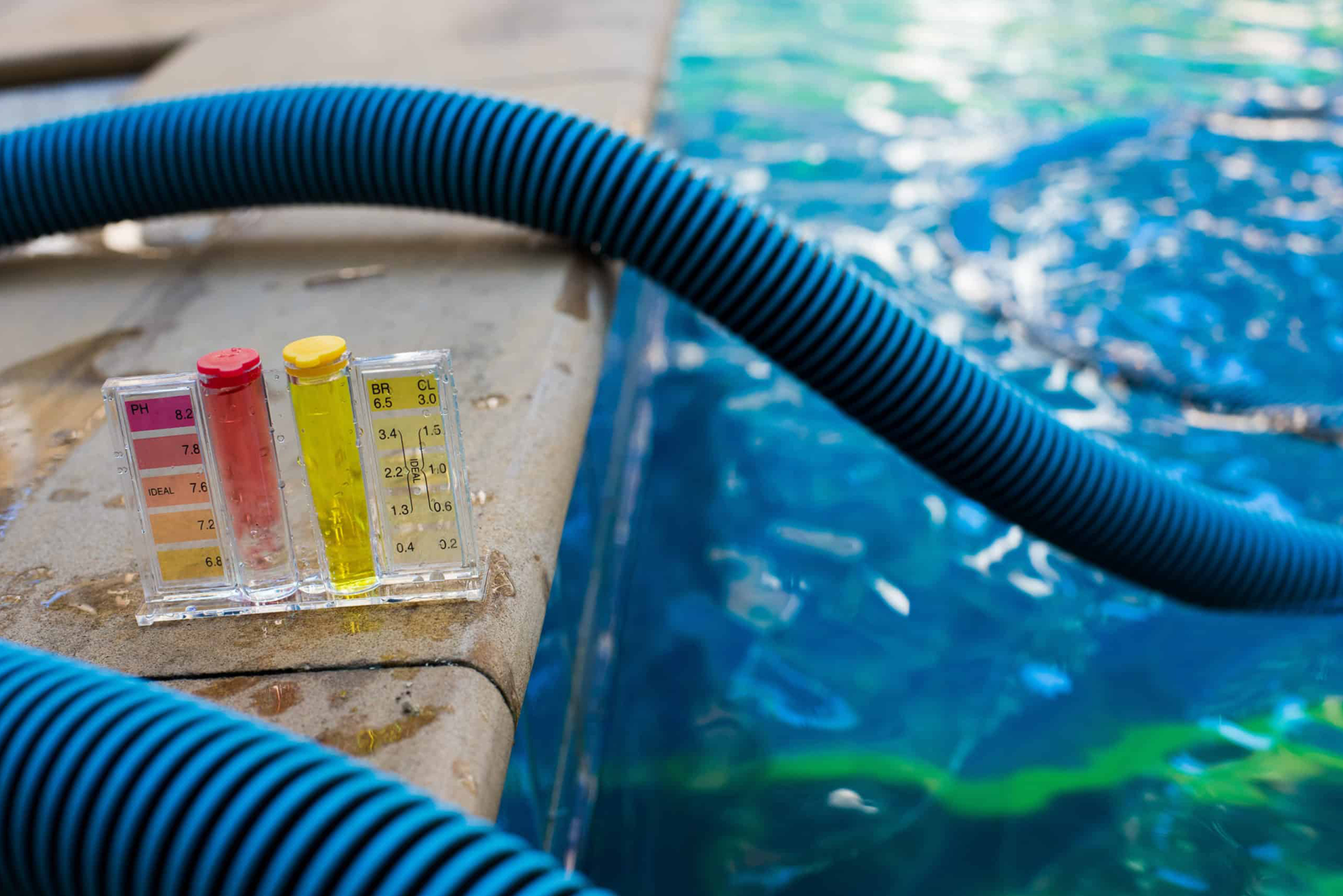 Pool equipment inspection with recommendations
